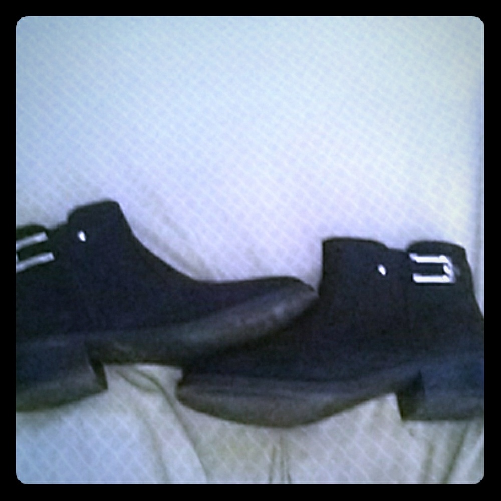 Black ankle boots
